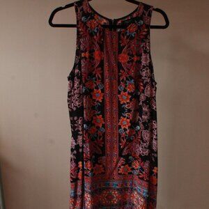 Mid length floral dress
